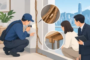 白蟻泥管如何辨識？香港住戶與物管人員現場判斷、降低結構受損風險的實用專業檢查重點